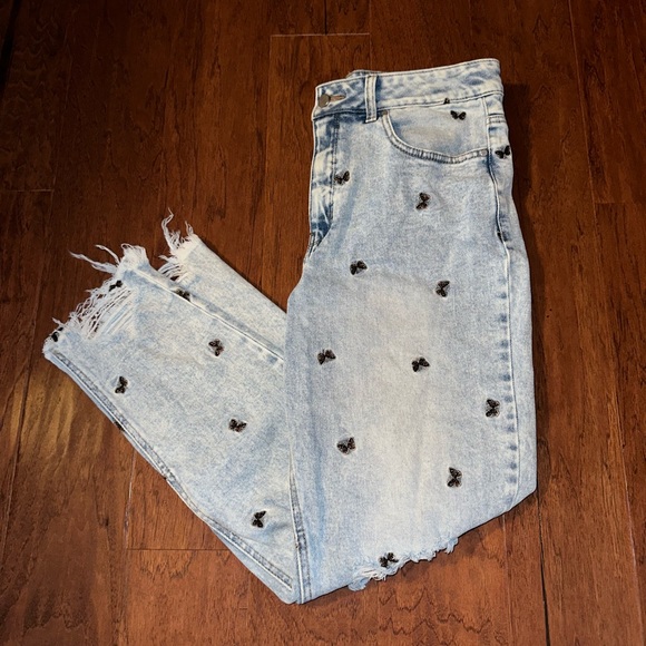 High rise butterfly jeans - Picture 1 of 6